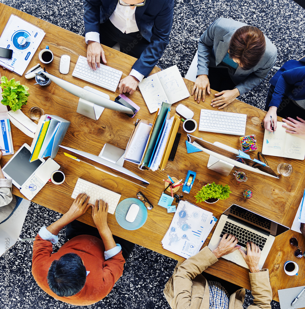 Business People Meeting Discussion Corporate Team Concept Business People Meeting Discussion Corporate Team Concept
