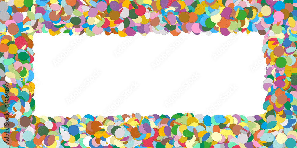 Abstract Colourful Horizontal Vector Confetti Panorama Frame - Formed as Rectangle Banner - Konfetti Hintergrund, Freifläche, Textfläche, Website Head, Vorlage, Karte, Flyer Abstract Colourful Horizontal Vector Confetti Panorama Frame - Formed as Rectangle Banner - Konfetti Hintergrund, Freifläche, Textfläche, Website Head, Vorlage, Karte, Flyer