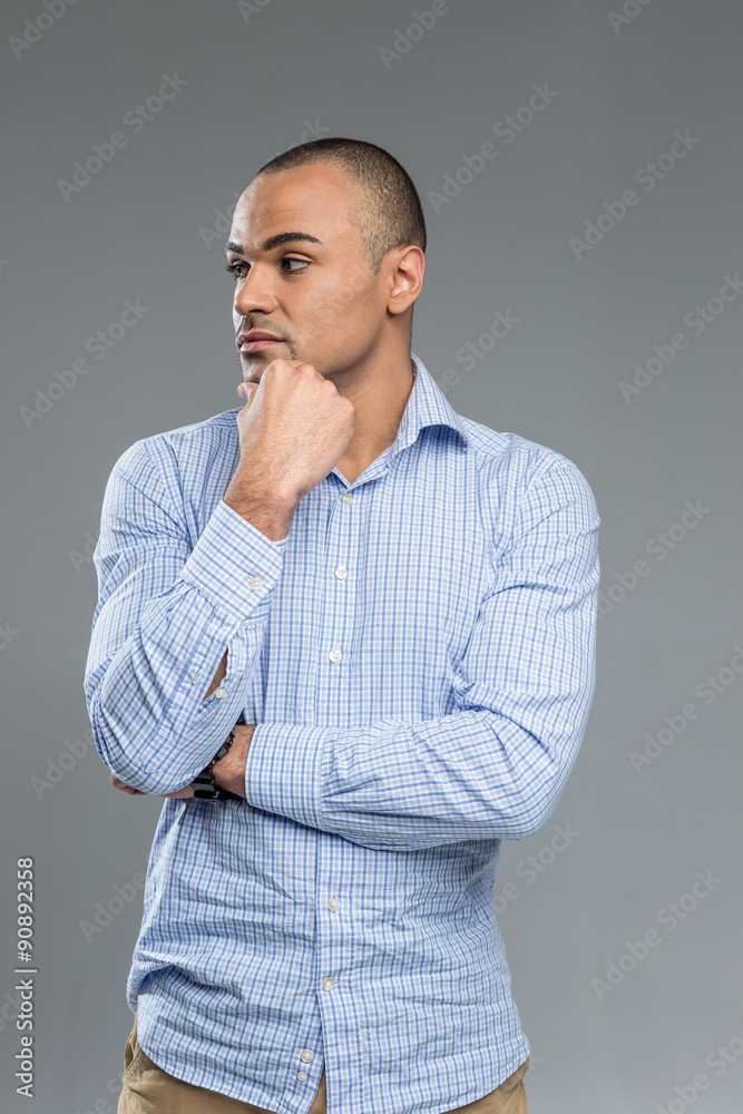 Elegant young handsome man. Studio fashion portrait Elegant young handsome man. Studio fashion portrait