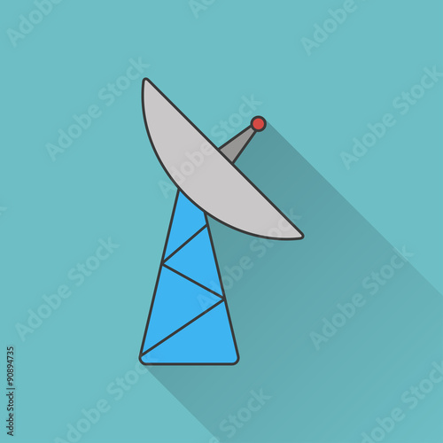 icon of dish antenna