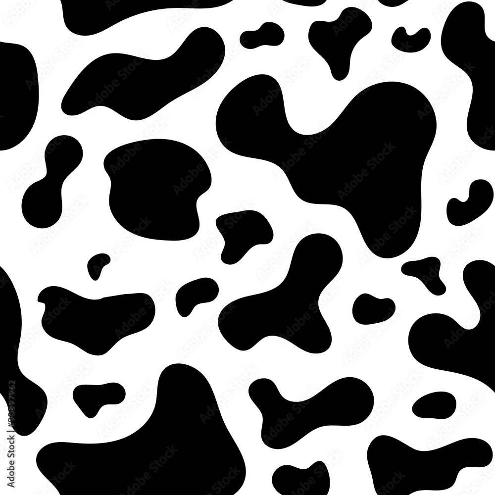 Seamless pattern cow skin Seamless pattern cow skin