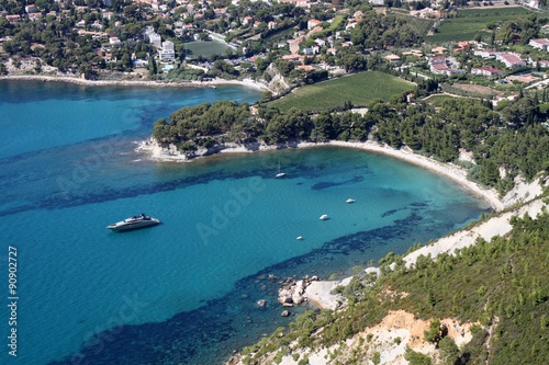 Anses de l'arène et du Corton à Cassis