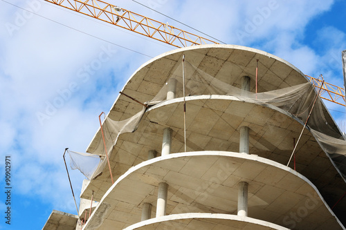 building construction crane sky
