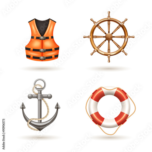 Marine Icons Set 