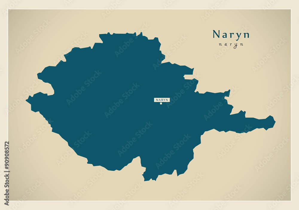 Modern Map - Naryn KG