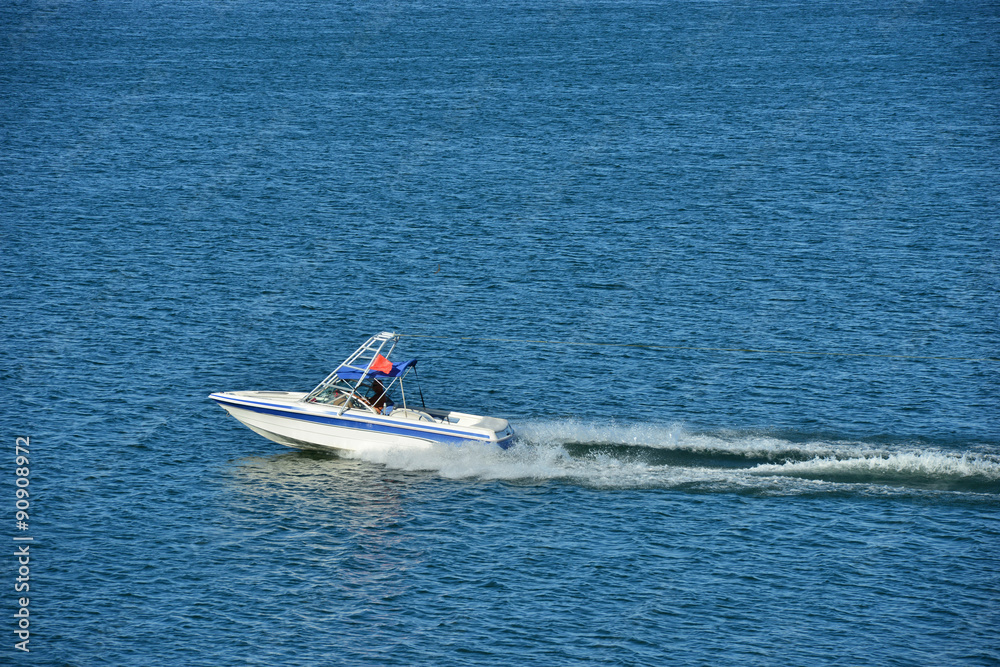 Water sports on Lake Havasu in Sept