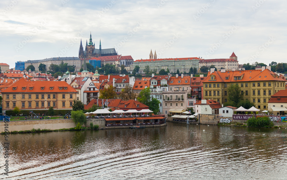 View of Prague Castle from Charles Bridge