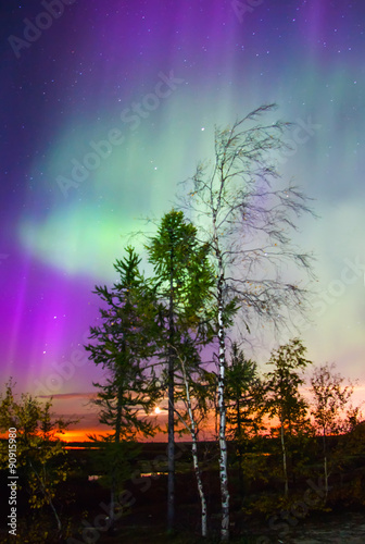 Northern lights  Aurora Borealis 