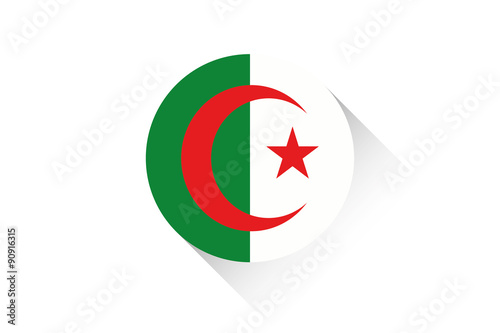 Round flag with shadow of Algeria Free Download Round flag with shadow of Algeria - GFXLoad