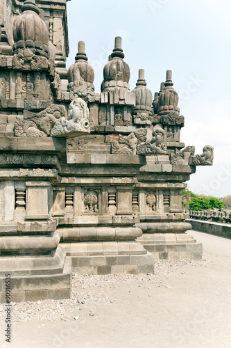 Stone carving of Prambanan Hindu temple, Yogyakarta, Java