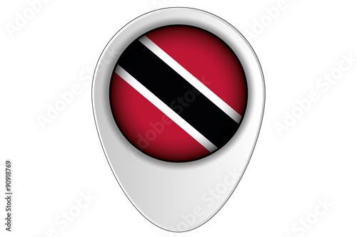 3D Map Pointer Flag Illustration of the country of Trinidad and Free Download 3D Map Pointer Flag Illustration of the country of Trinidad and - GFXLoad