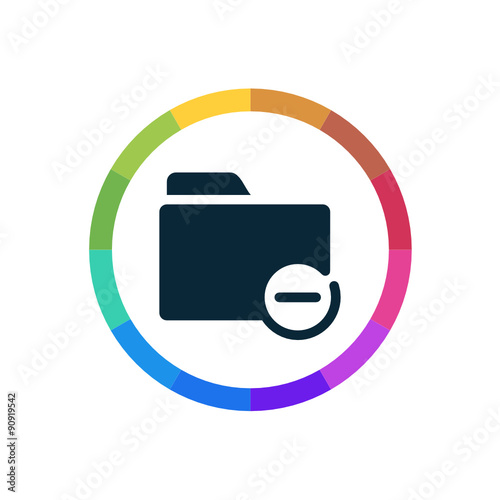 Modern Multicolored Icon