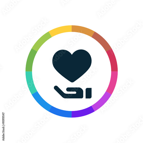 Modern Multicolored Icon