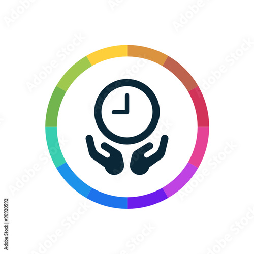 Modern Multicolored Icon