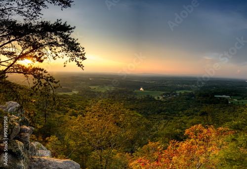 Sunset Panorama at "Sawnee Mountain" © rodphotography