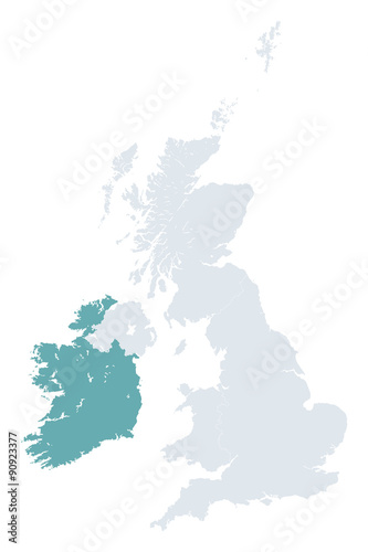 Ireland Map #90923377