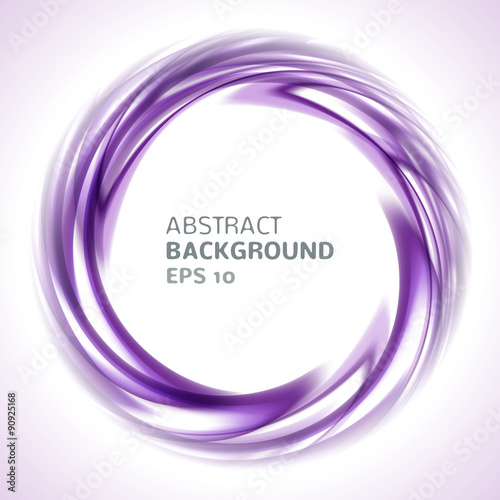 Abstract purple and pink swirl circle bright background. Vector