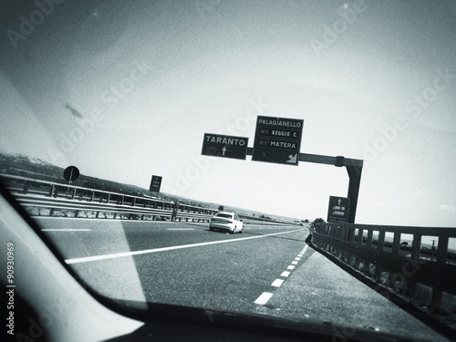 viaggio in autostrada