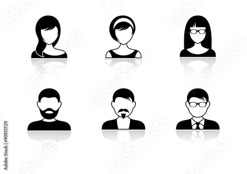 Men and women icons