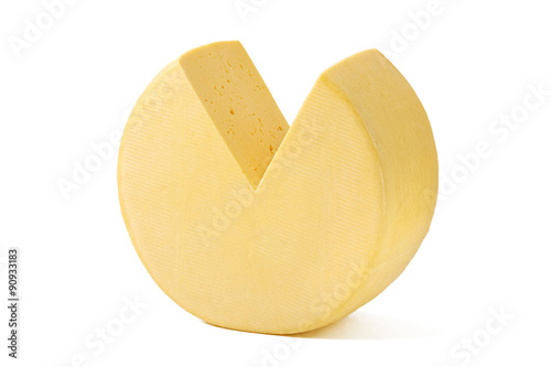 cheese wheel isolated