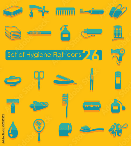 Set of hygiene icons