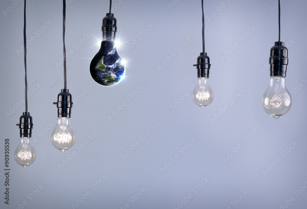Lightbulb Planet Earth Lightbulb Planet Earth