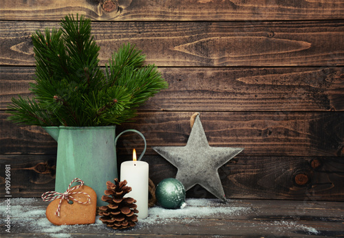 Grußkarte - Weihnachtsdekor...