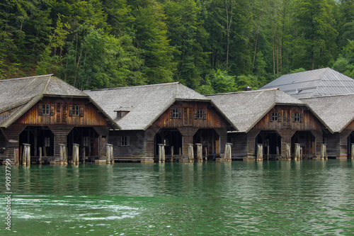 Bootshäuser am Königssee