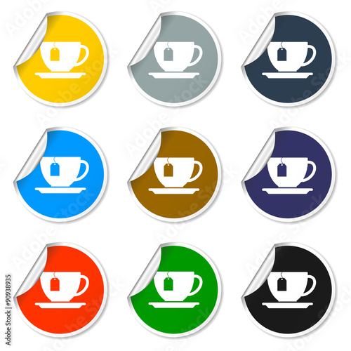 cup with tea bag icon