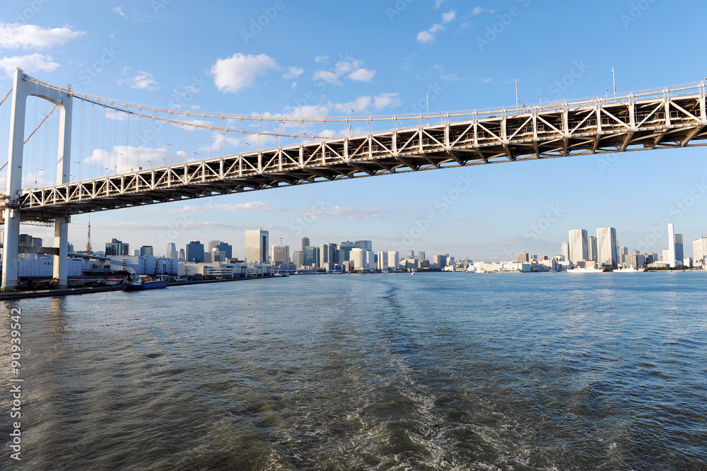 Fototapeta premium お台場・海上からの眺め