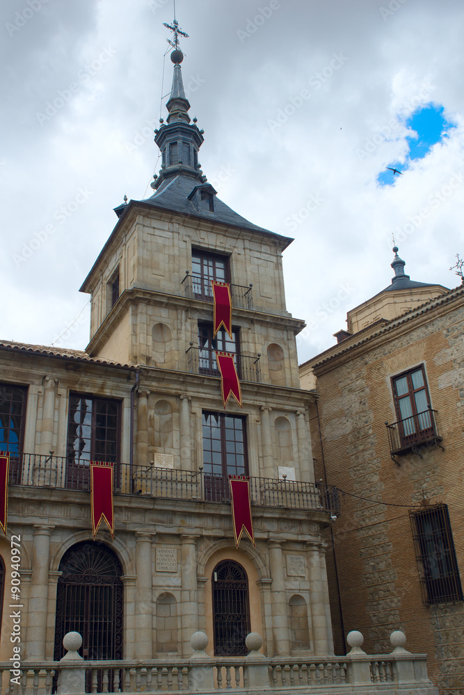 Old palace in the city of Toledo