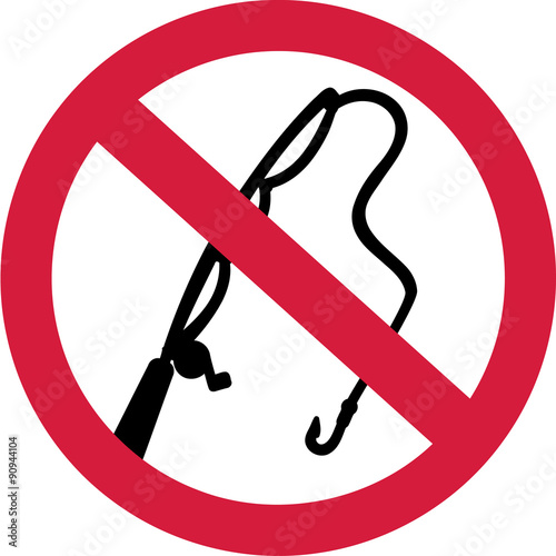 Fishing forbidden