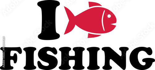 I love fishing with fish