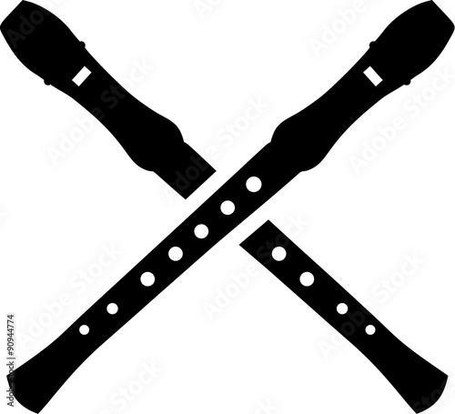 Crossed flutes
