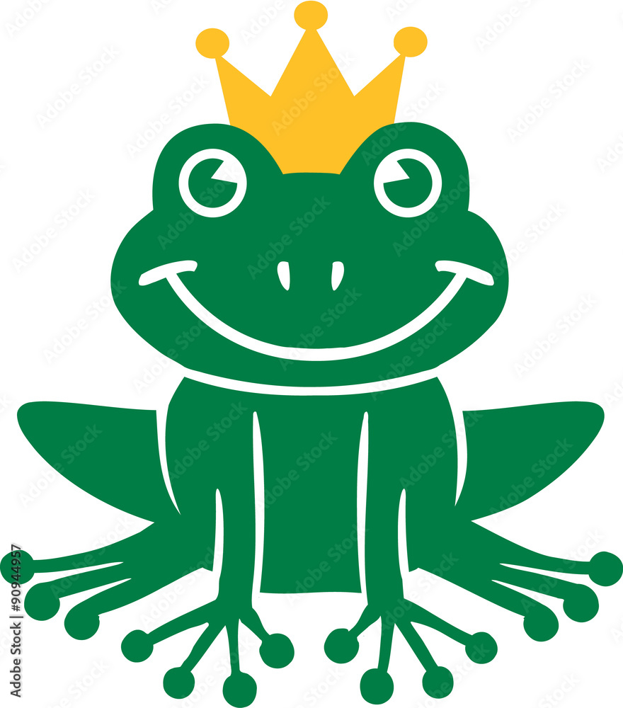 Obraz premium Frog King