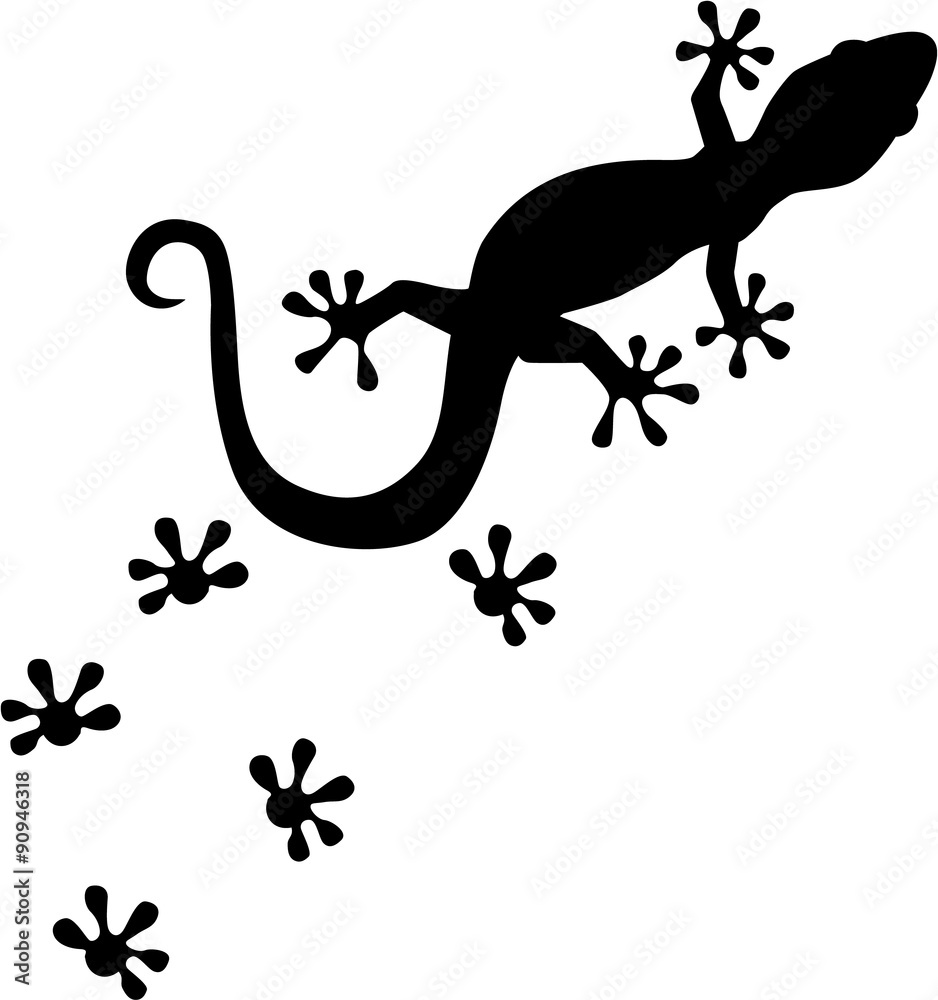 Naklejka premium Plemię Gecko