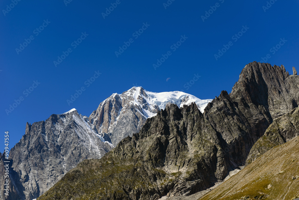 La vetta del Monte Bianco 
