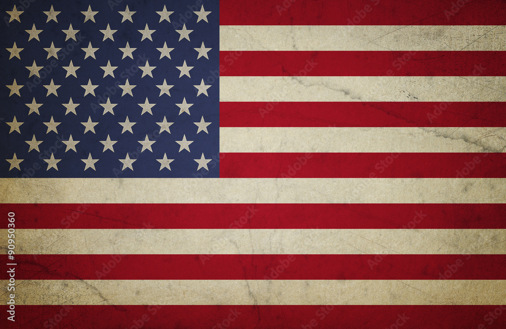 Naklejka premium USA Flag