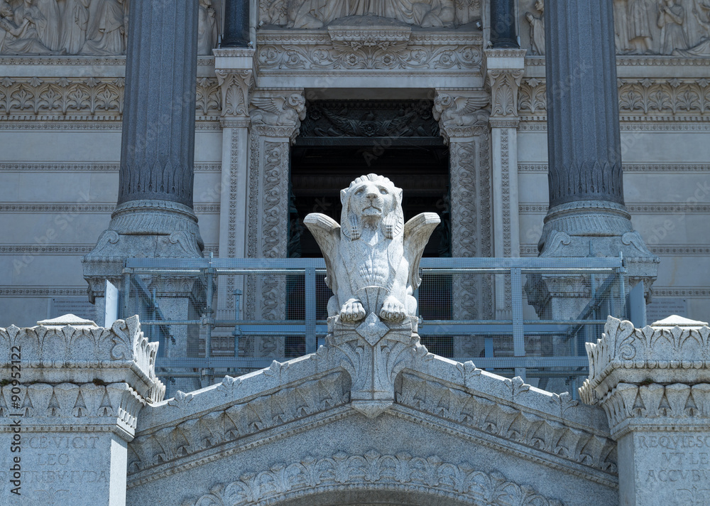 Obraz premium Statue de lion, Lyon