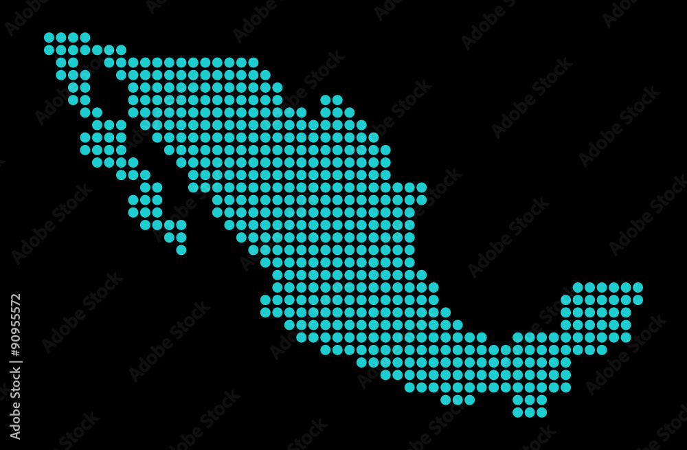 mexico green dot map