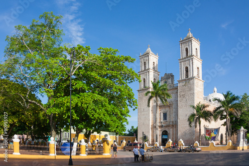 Cathedral of San Ildefonso Merida capital of Yucatan Mexico photo