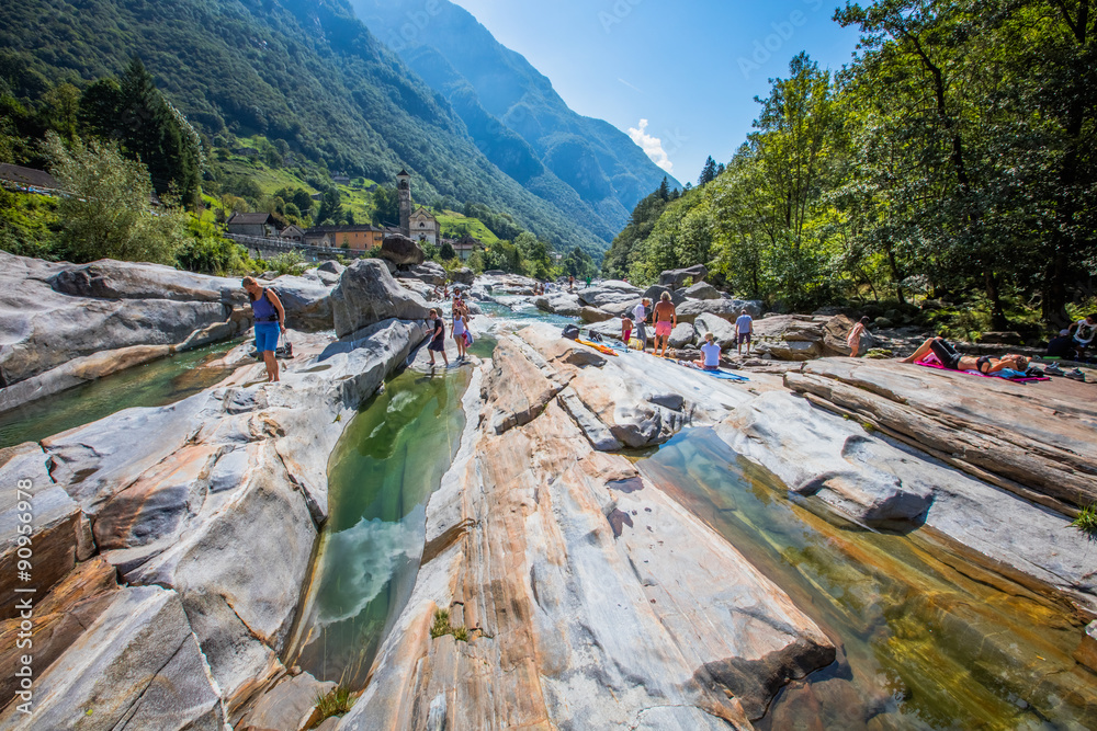 Verzasca River Stock Photo Adobe Stock