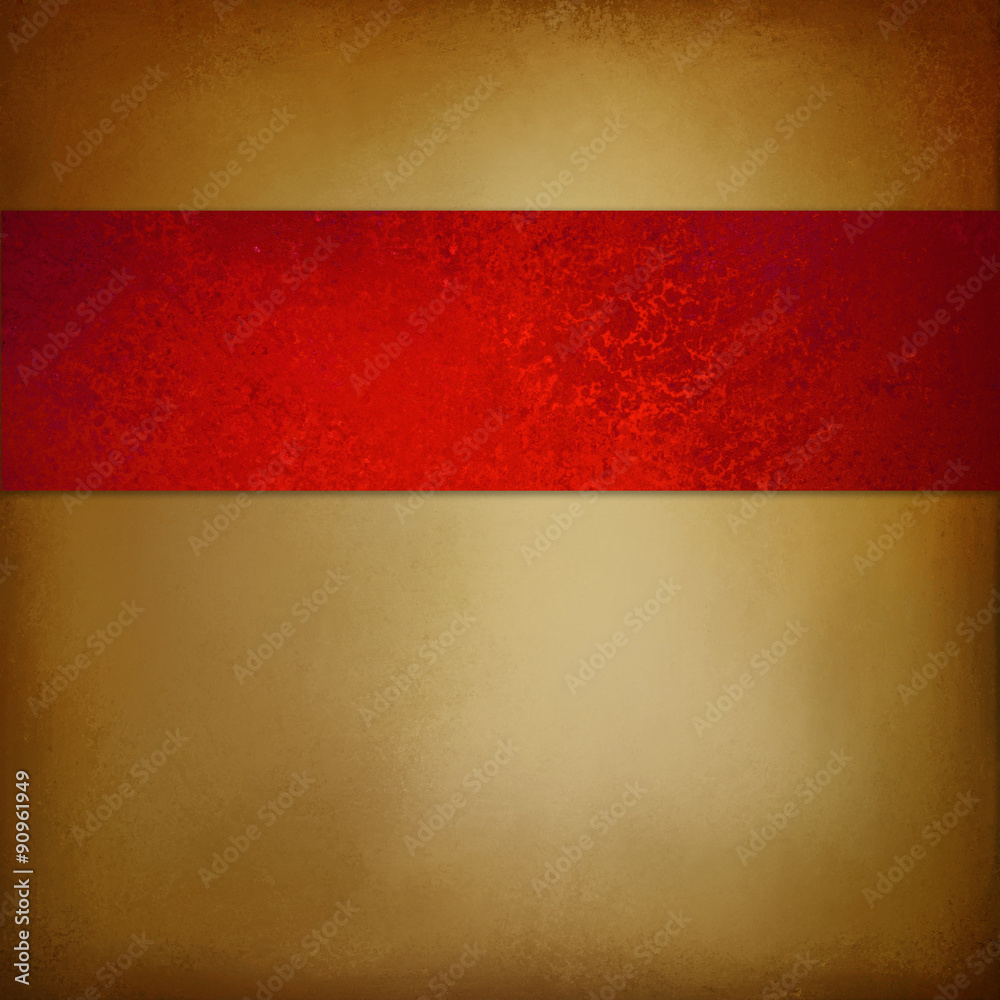 luxurious brown gold background with rich red ribbon design and vintage distressed texture with brown burnt edges luxurious brown gold background with rich red ribbon design and vintage distressed texture with brown burnt edges