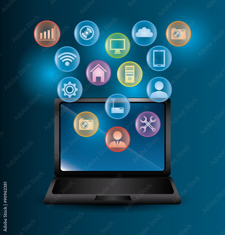 Technology digital design. Technology digital design.