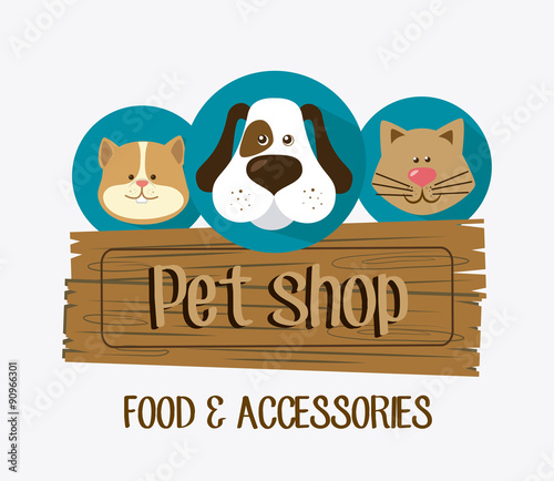 Pet shop design.