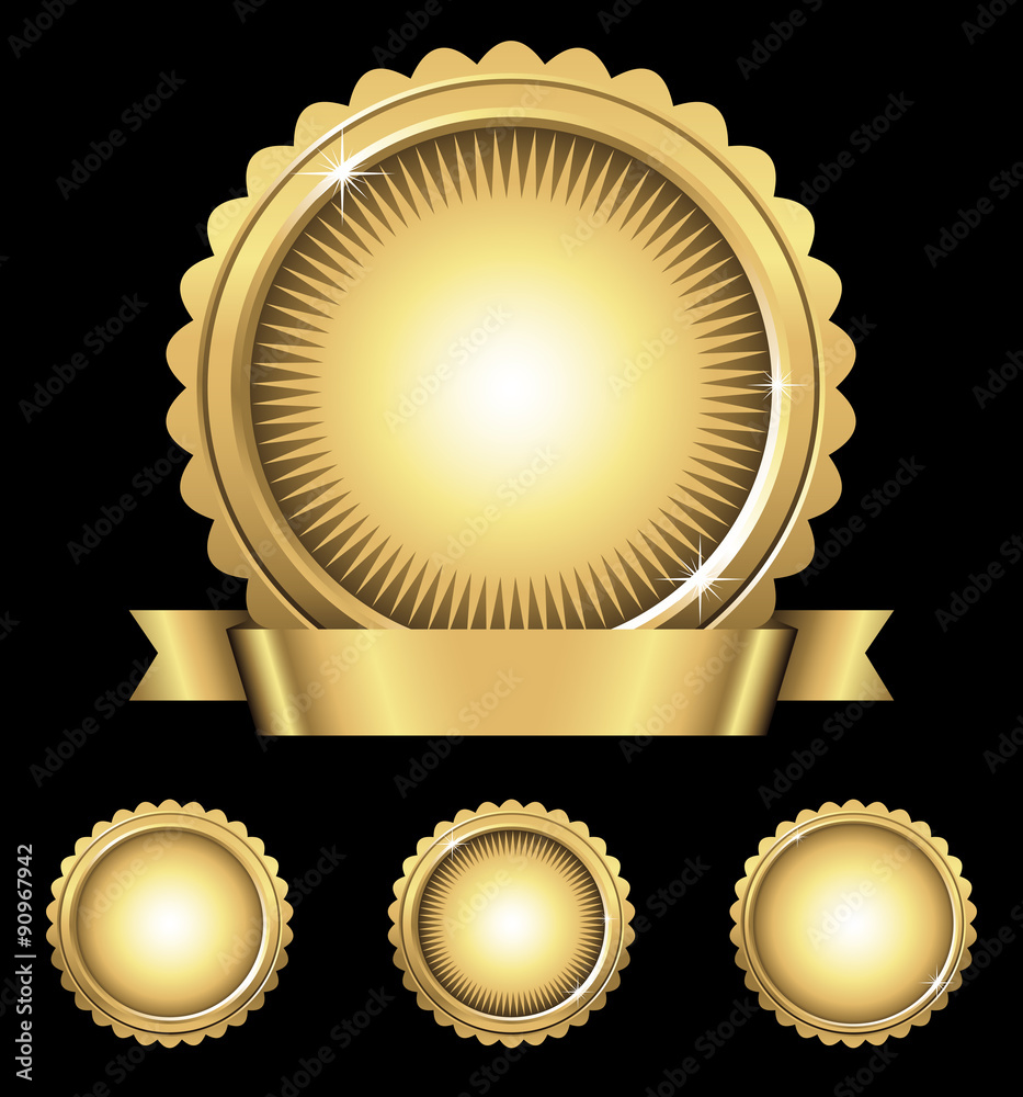 Shiny Gold Emblem & Seals 