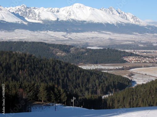 The Tatra mountains in Slovakia