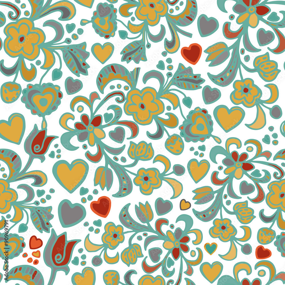 Cartoon vector doodles hand drawn cinema seamless pattern Cartoon vector doodles hand drawn cinema seamless pattern