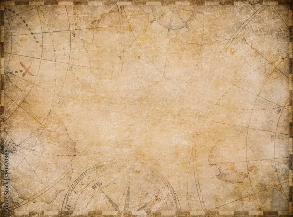 Obraz premium stare tło mapy morskie