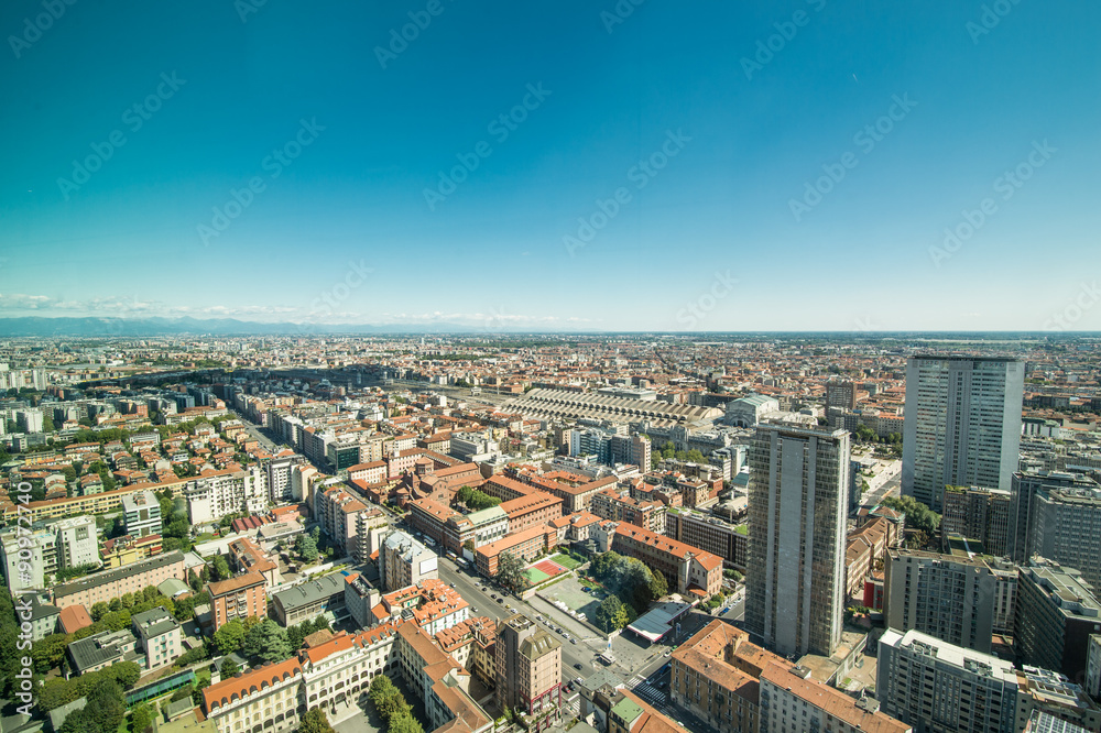 panorama di Milano